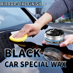 premium black car wax & polish kit removes scratches adds high gloss protection and enhances brightness for a deep