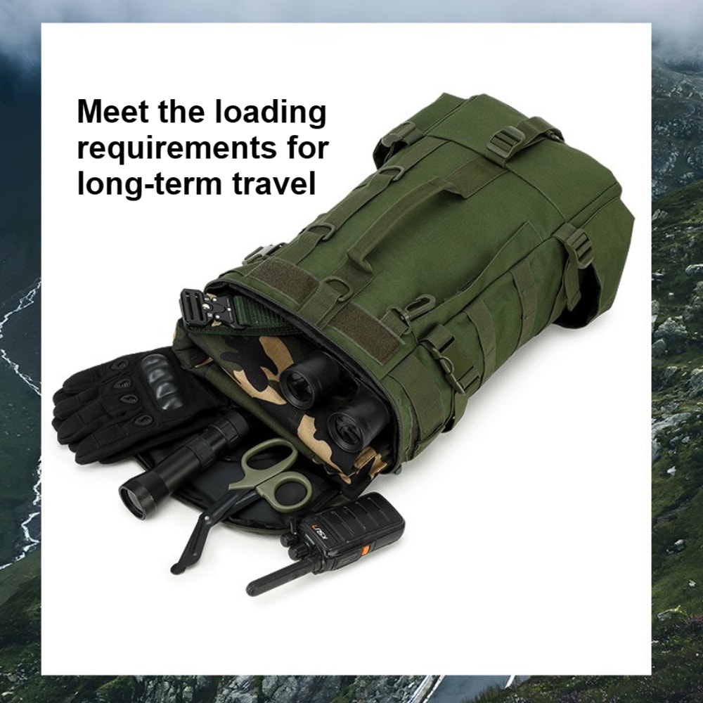 Tactical Military Camouflage Backpack Heavy Duty Outdoor Survival Gear