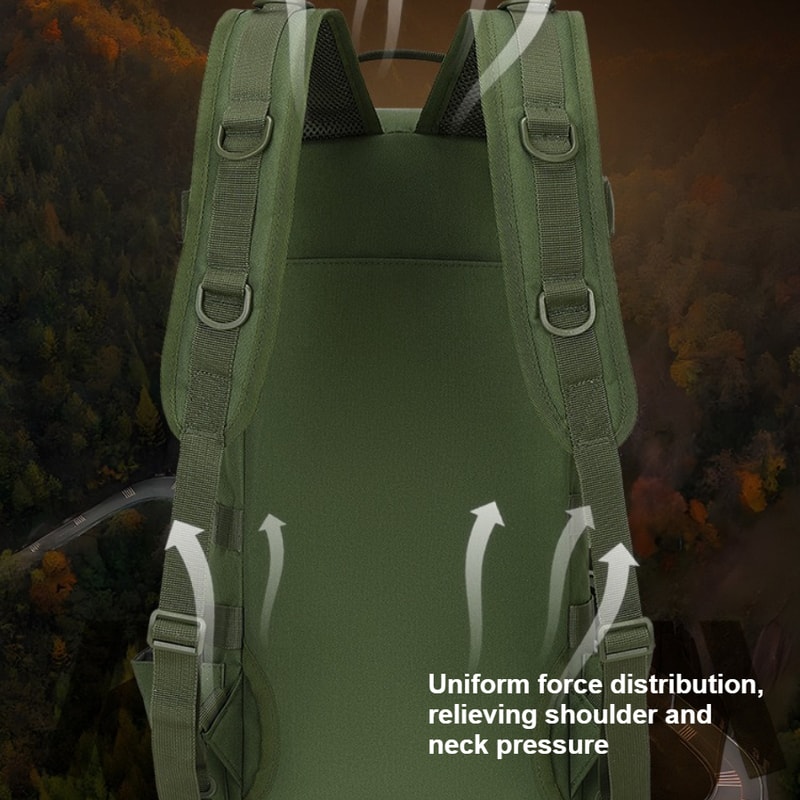 Tactical Military Camouflage Backpack Heavy Duty Outdoor Survival Gear