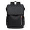 Waterproof PU Leather Mens Laptop Backpack With USB Charging 6