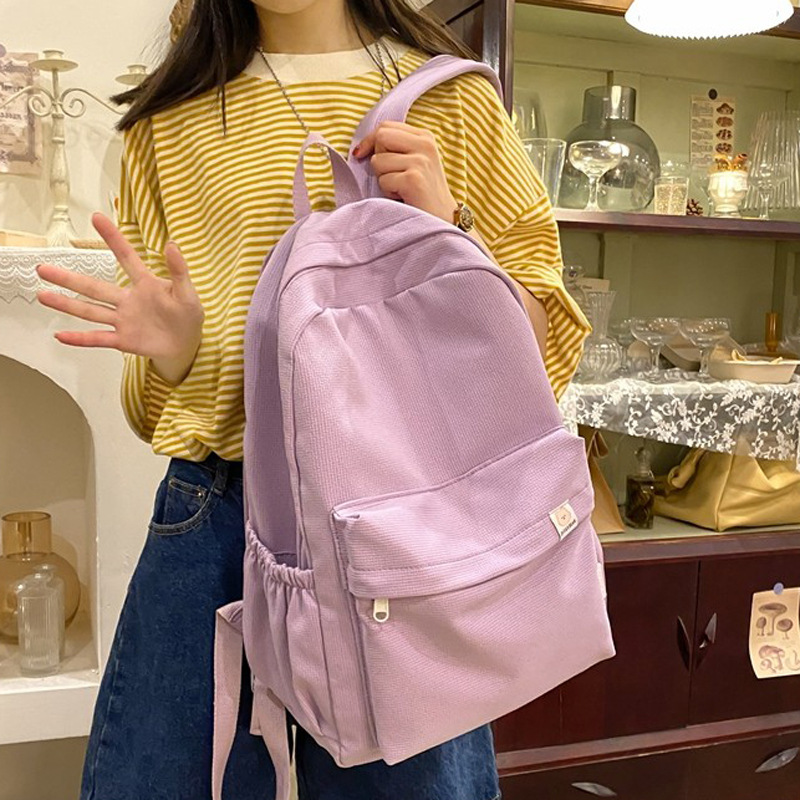 Minimalist Large Capacity Student Backpack Aesthetic College Laptop Bag for Men and Women