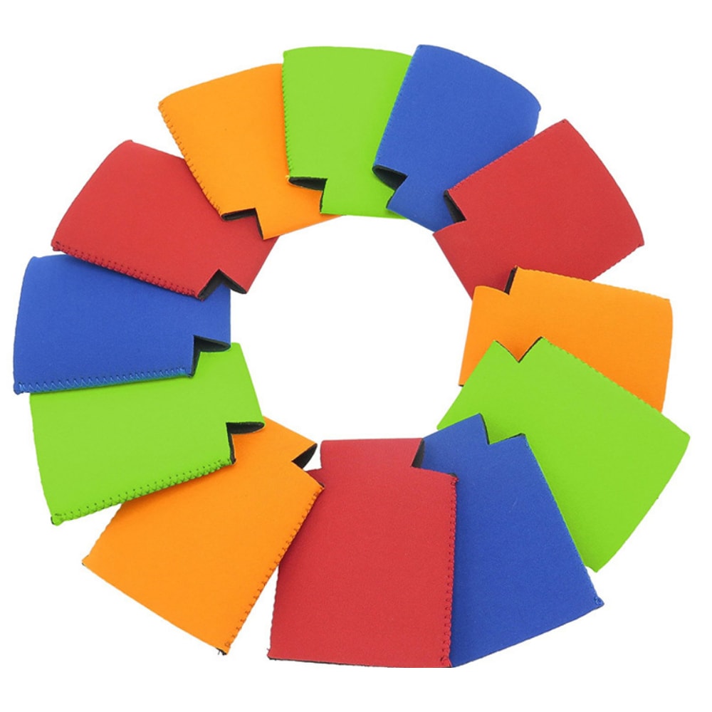 Solid Color Can Cooler Sleeve For Beer Soda And Outdoor Drinks 4