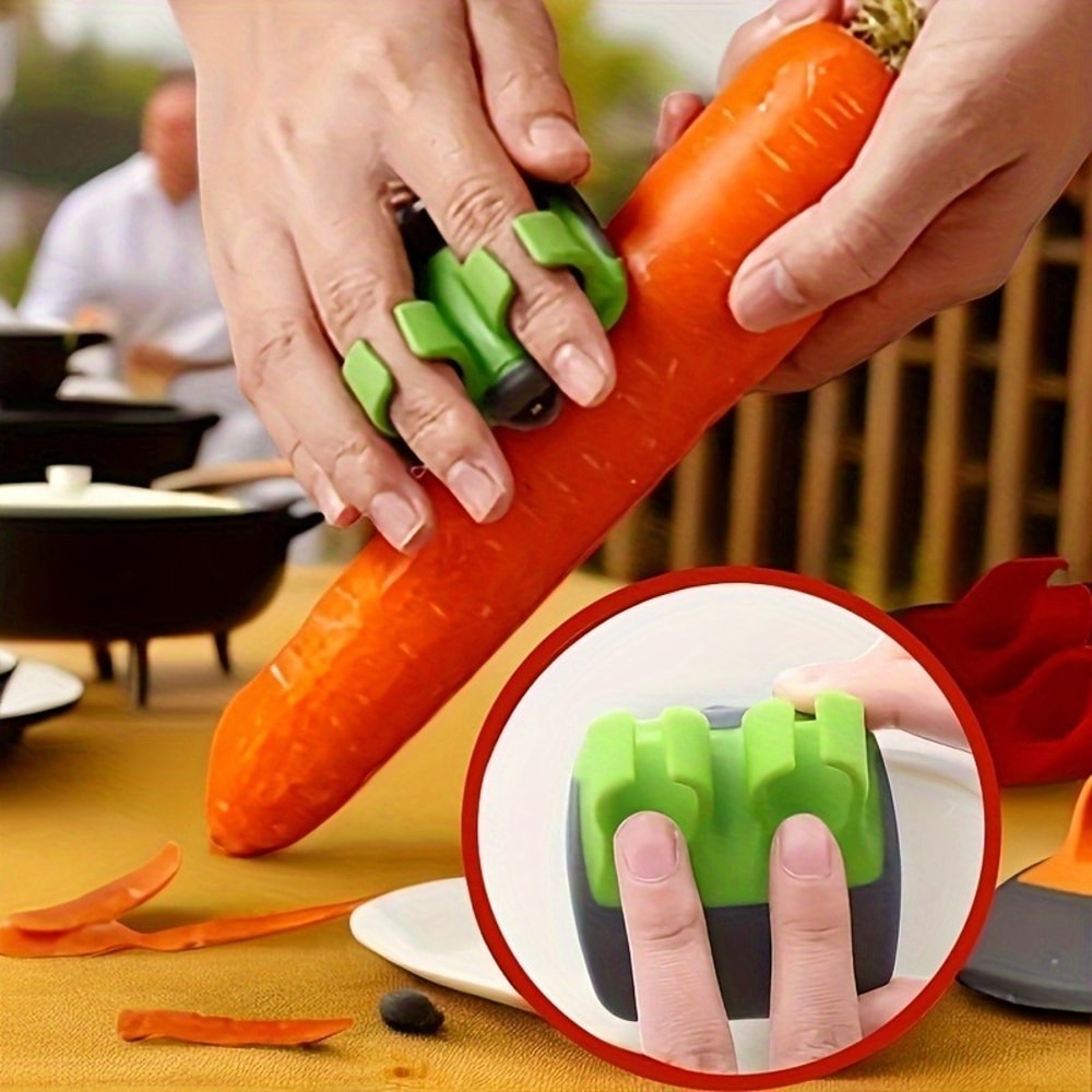 Portable Vegetable Peeler with Non Slip Grip Sharp Potato and Fruit Peeler