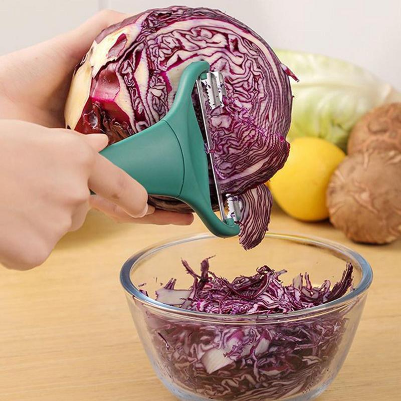 Wide Mouth Cabbage Peeler Stainless Steel Vegetable Slicer For Salads And Potatoes 2