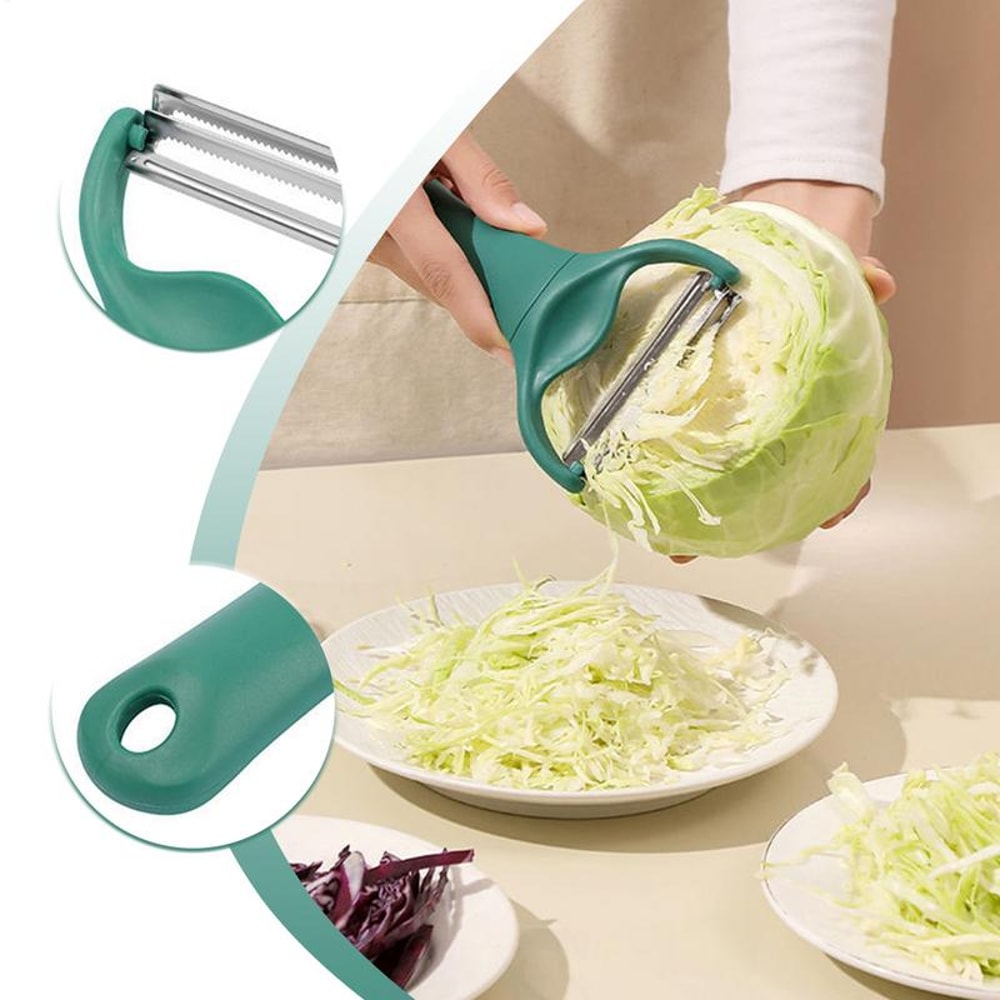 Wide Mouth Cabbage Peeler Stainless Steel Vegetable Slicer For Salads And Potatoes 4