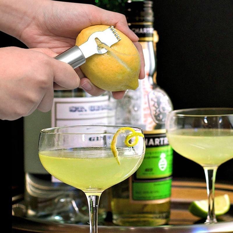 Stainless Steel Citrus Peeler And Lemon Zester Channel Knife 2