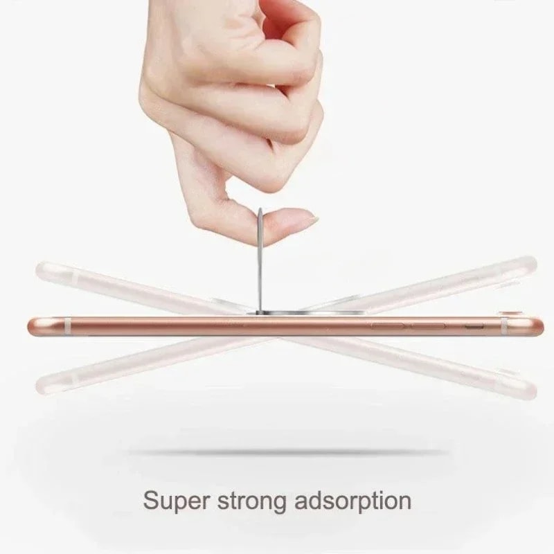 Magnetic Phone Ring Holder Stand For Car Rotating Metal Grip 1