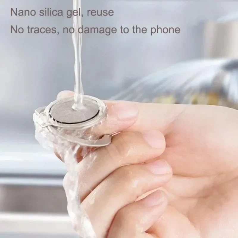 Magnetic Phone Ring Holder Stand For Car Rotating Metal Grip 2