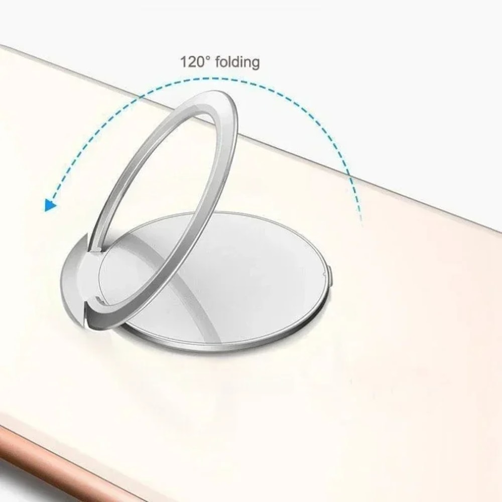 Magnetic Phone Ring Holder Stand For Car Rotating Metal Grip 3