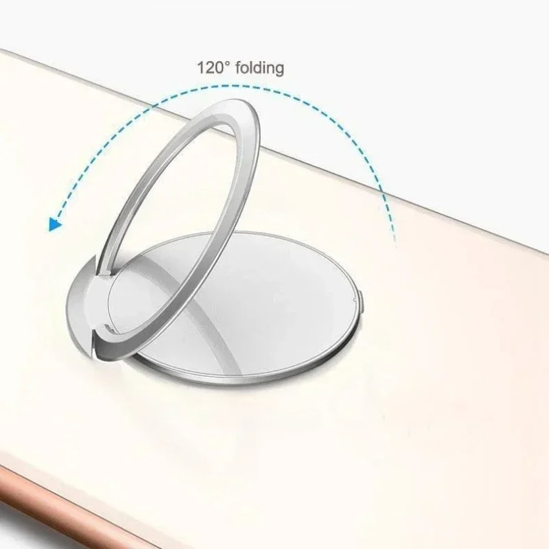 Magnetic Phone Ring Holder Stand For Car Rotating Metal Grip 3