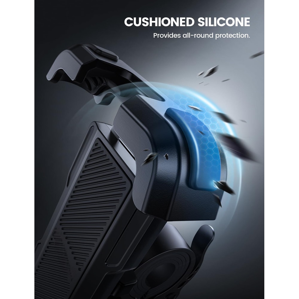 Universal Bike Phone Mount for Motorcycles Rotating Handlebar Phone Holder