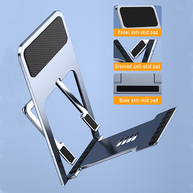 Foldable Phone Stand for Desk Adjustable Tablet and Mobile Holder
