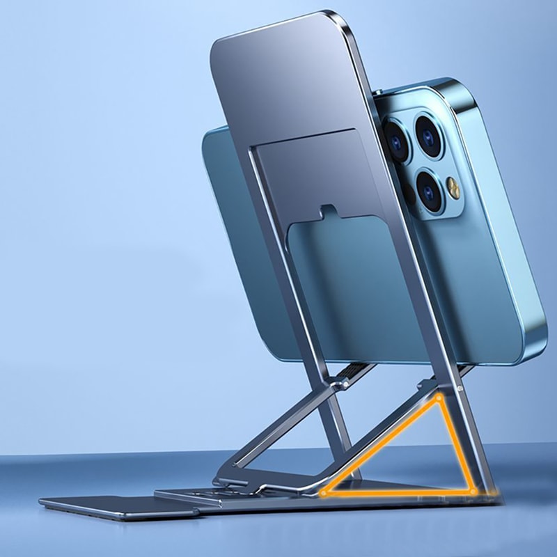 Foldable Phone Stand for Desk Adjustable Tablet and Mobile Holder