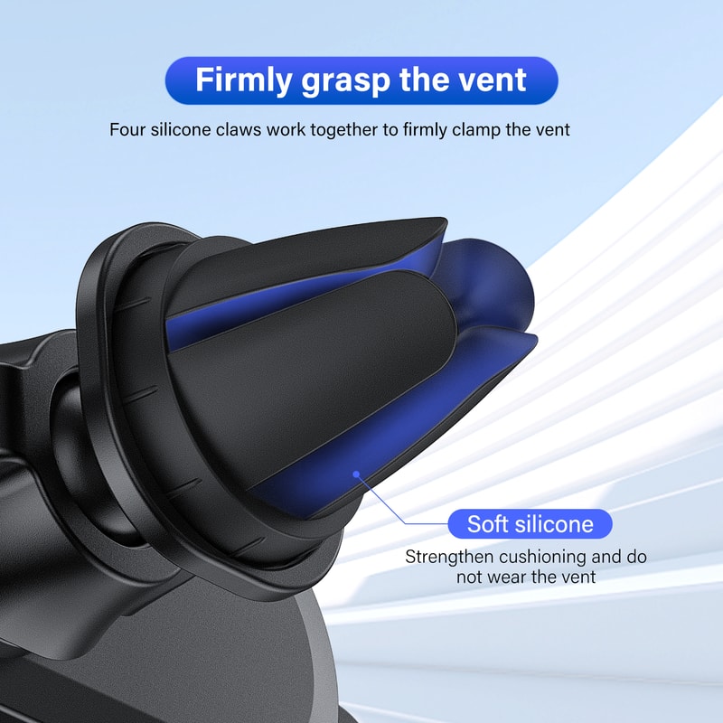 Gravity Car Phone Holder Air Vent Mount with Auto Clamp and Rotation