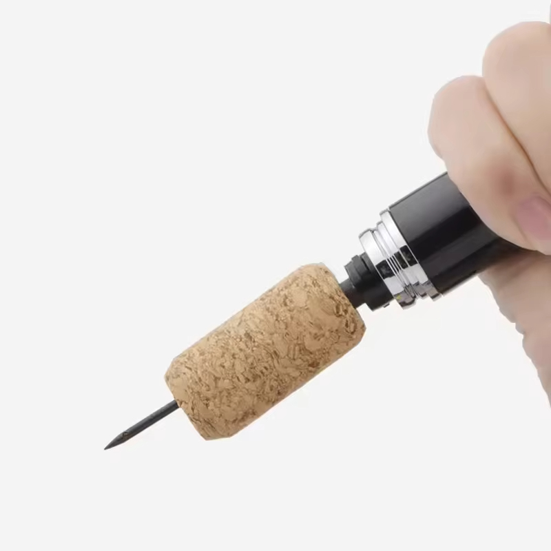 Portable Air Pressure Wine Opener With Foil Cutter Easy Cork Remover 2