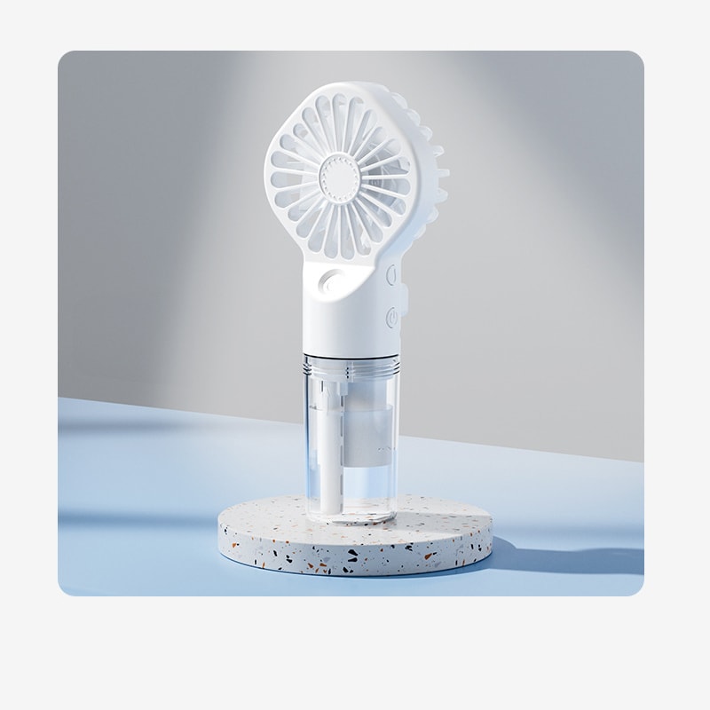 Portable Handheld Misting Fan Rechargeable Personal Cooling Fan