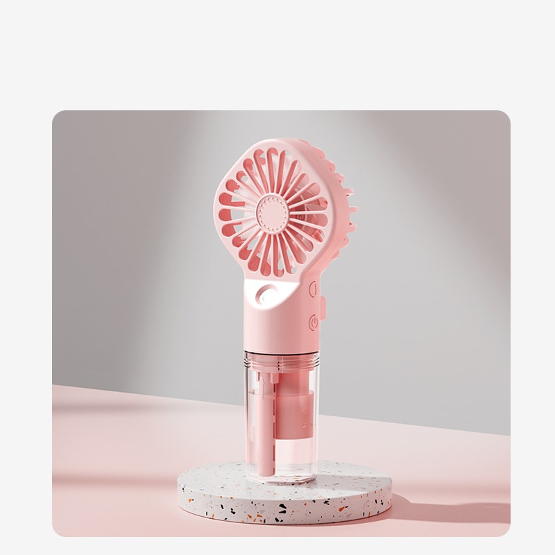 Portable Handheld Misting Fan Rechargeable Personal Cooling Fan