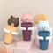 Cute Self Adhesive Toothbrush Holder Wall Mounted Bathroom Organizer Cup 2