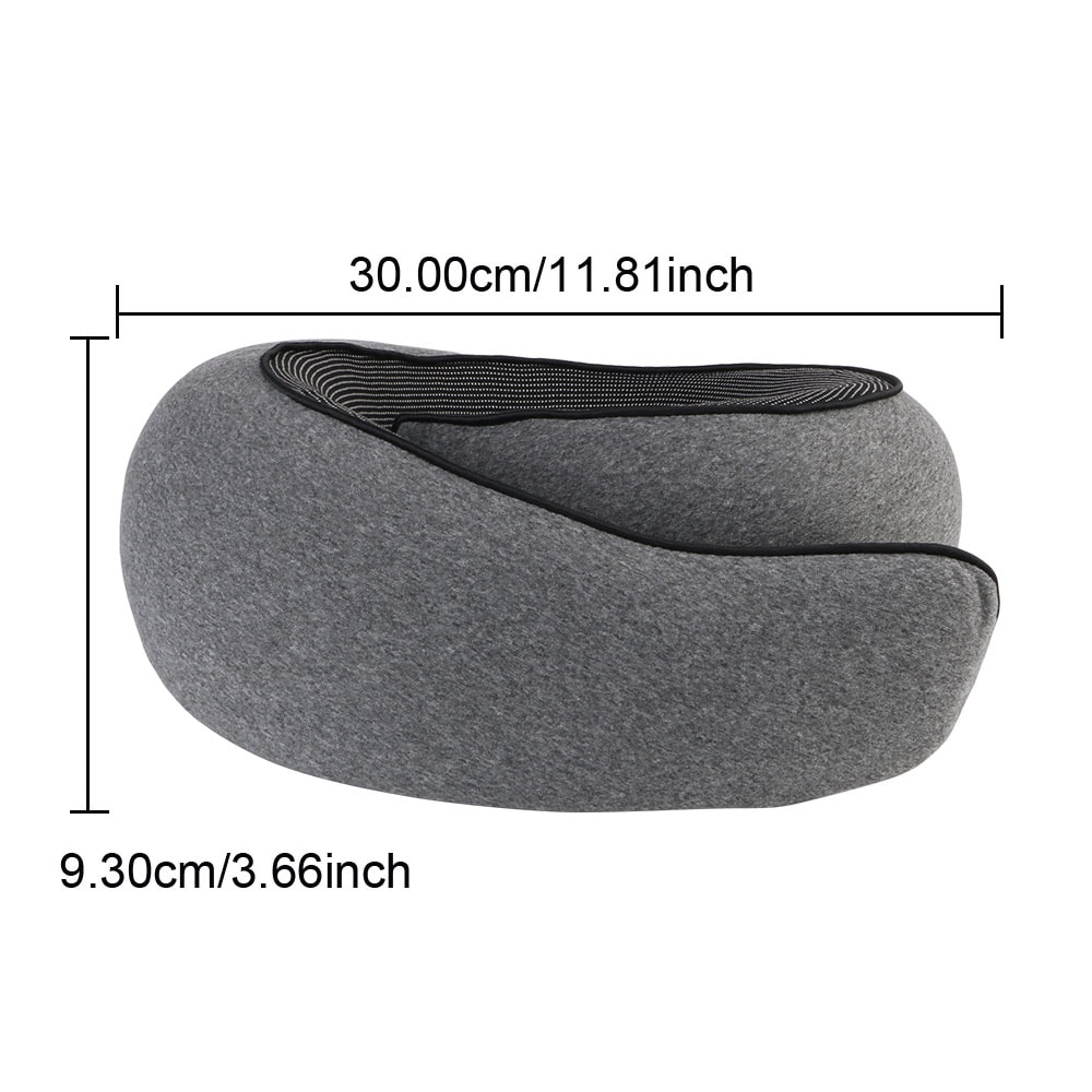 Comfortable U Shaped Memory Foam Travel Pillow Soft Neck Support for Rest and Relaxation
