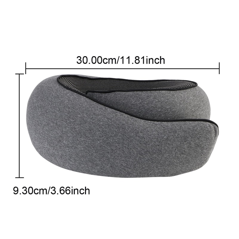 Comfortable U Shaped Memory Foam Travel Pillow Soft Neck Support for Rest and Relaxation