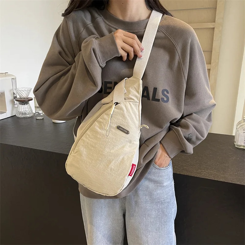 Waterproof Sling Bag For Men Women Lightweight Crossbody Chest Pack For Cycling Travel And Outdoor 0