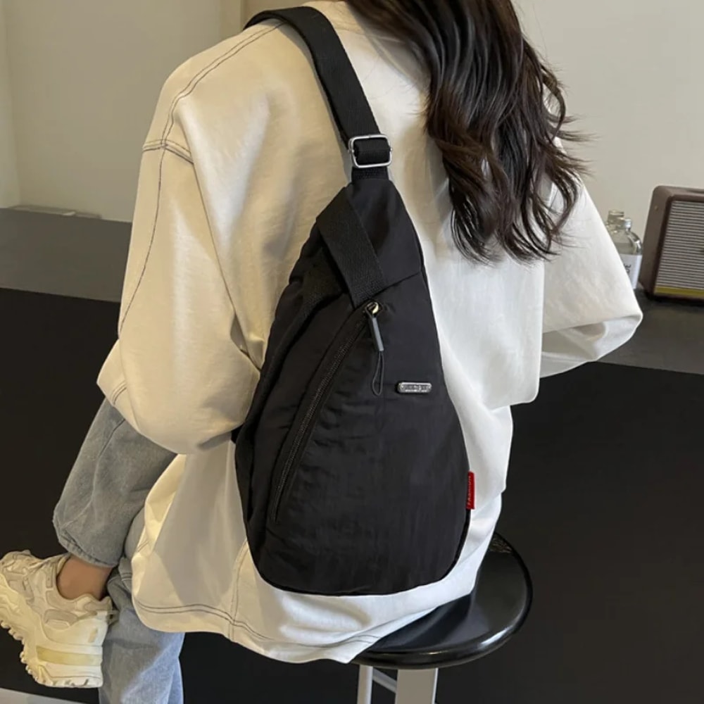 Waterproof Sling Bag For Men Women Lightweight Crossbody Chest Pack For Cycling Travel And Outdoor 1