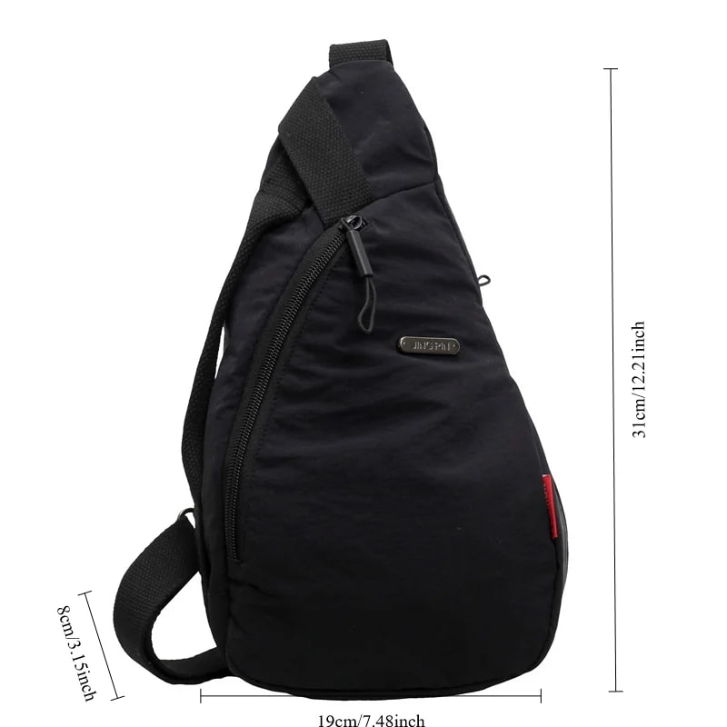 Waterproof Sling Bag For Men Women Lightweight Crossbody Chest Pack For Cycling Travel And Outdoor 5