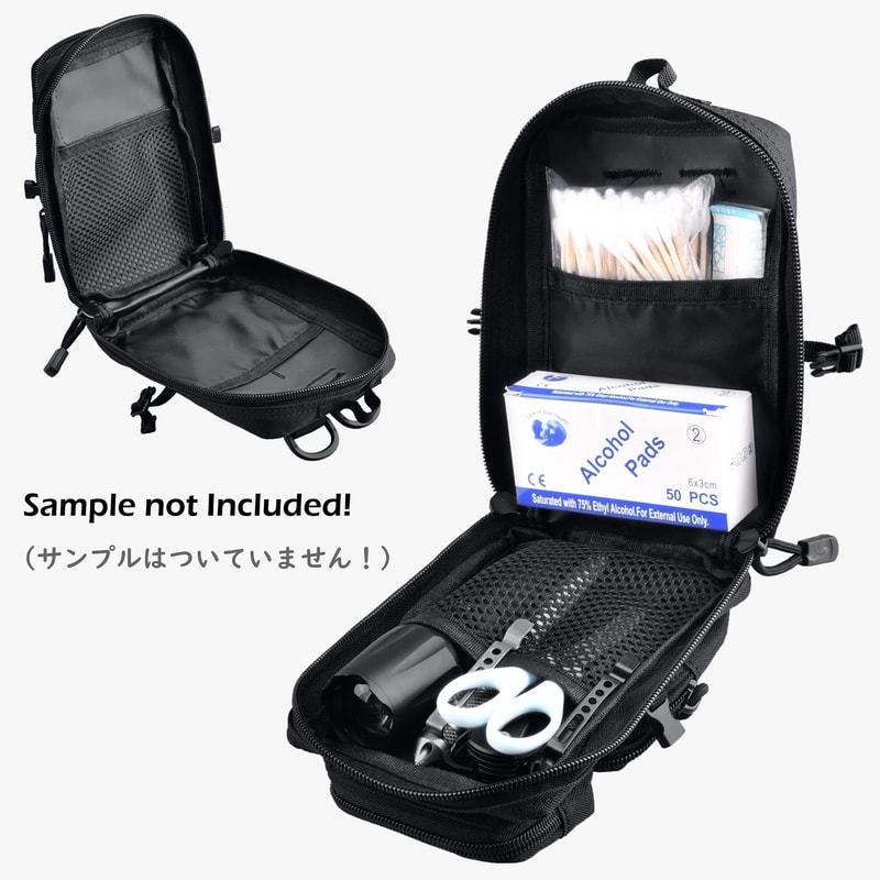 Tactical Molle Utility Pouch Compact EDC IFAK Medical Waist Bag For Hiking And Outdoor Gear 3