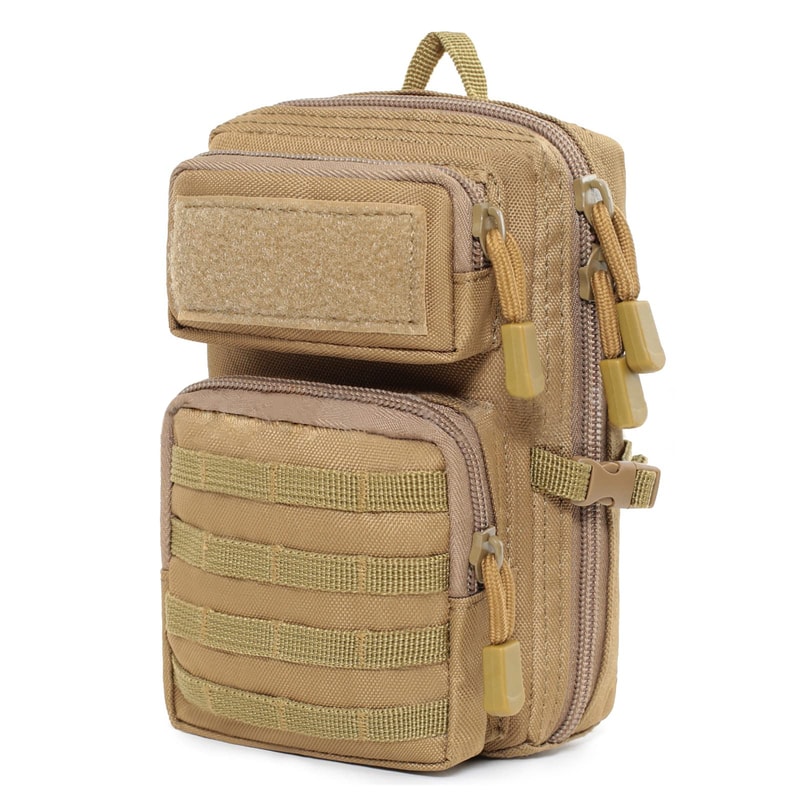 Tactical Molle Utility Pouch Compact EDC IFAK Medical Waist Bag For Hiking And Outdoor Gear 7