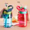 Leakproof Kids Water Bottle With Straw Portable Reusable Plastic Juice Cup For Girls 1