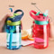 Leakproof Kids Water Bottle With Straw Portable Reusable Plastic Juice Cup For Girls 1