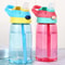 Leakproof Kids Water Bottle With Straw Portable Reusable Plastic Juice Cup For Girls 4