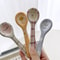 Cute Smiling Ceramic Ice Cream Spoon Hand Painted Irregular Dessert Breakfast Spoon For Kitchen Ta 10