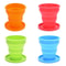 Collapsible Travel Cup Silicone Foldable Cup With Cover For Camping And Outdoor Use 0