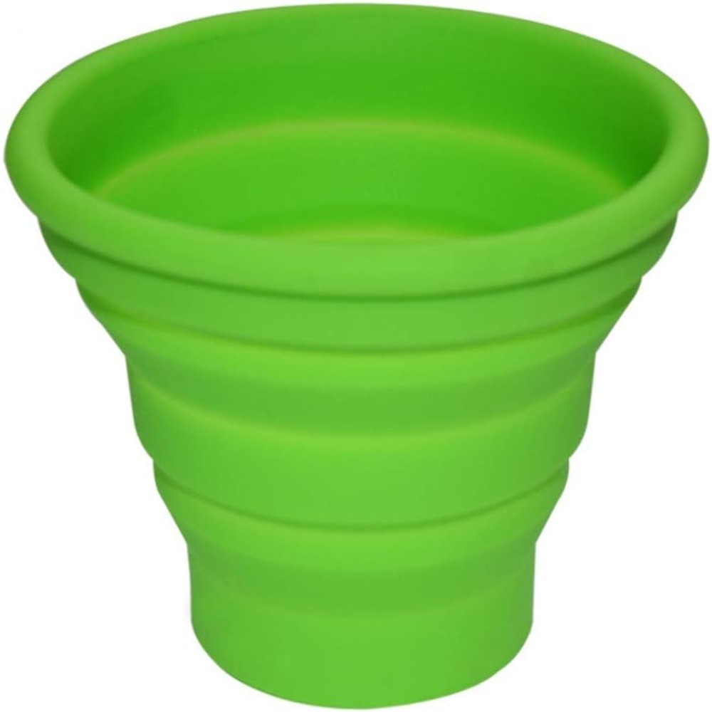 Collapsible Travel Cup Silicone Foldable Cup With Cover For Camping And Outdoor Use 2