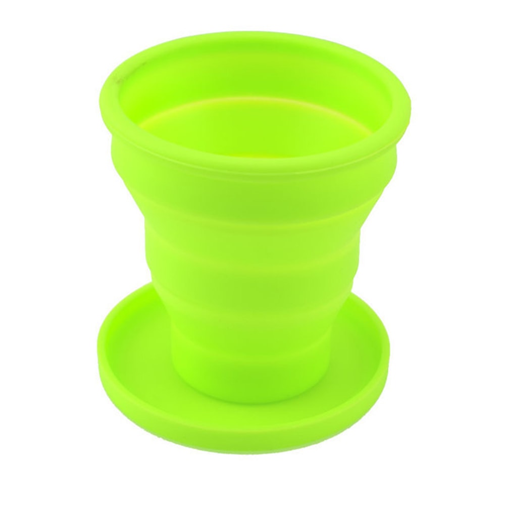 Collapsible Travel Cup Silicone Foldable Cup With Cover For Camping And Outdoor Use 5