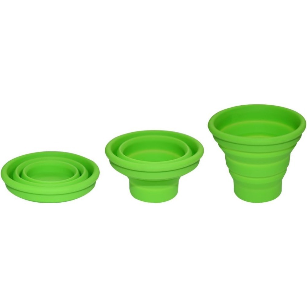 Collapsible Travel Cup Silicone Foldable Cup With Cover For Camping And Outdoor Use 3