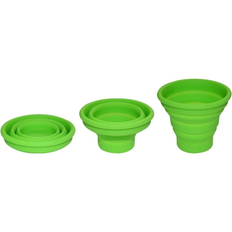 Collapsible Travel Cup Silicone Foldable Cup With Cover For Camping And Outdoor Use 3