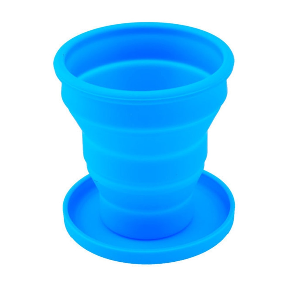 Collapsible Travel Cup Silicone Foldable Cup With Cover For Camping And Outdoor Use 7