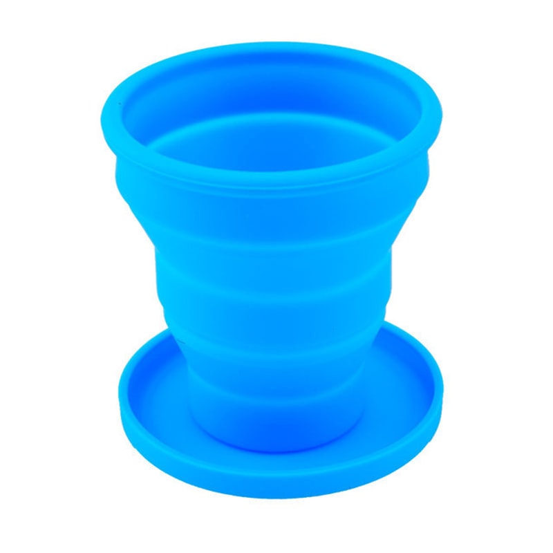 Collapsible Travel Cup Silicone Foldable Cup With Cover For Camping And Outdoor Use 7