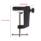 Heavy Duty Boom Arm Desk Mount C Clamp For Microphone And Ring Light 1