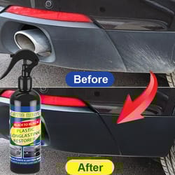 car plastic restorer and trim restorer with nano ceramic coating agent for professional black shine
