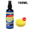 Car Plastic Restorer and Trim Restorer with Nano Ceramic Coating Agent for Professional Black Shine