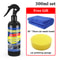 Car Plastic Restorer and Trim Restorer with Nano Ceramic Coating Agent for Professional Black Shine