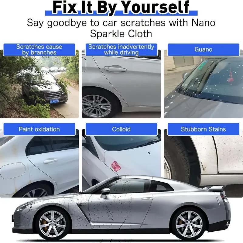 Ultimate Car Scratch Removal Set Professional Paint Polish & Wax Repair