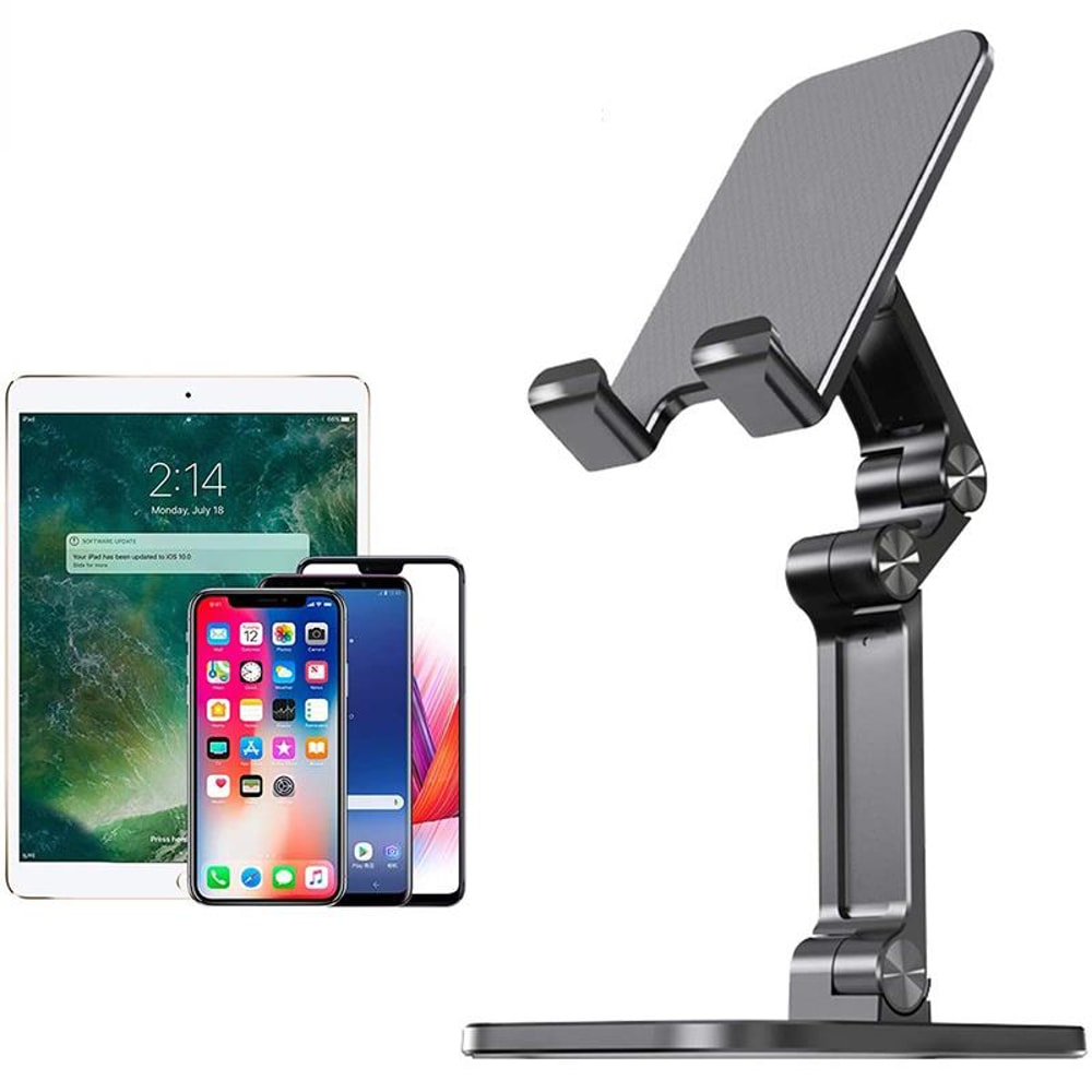Universal Adjustable Tablet Stand And Foldable Phone Holder For Ergonomic Desktop Tablet Mount View 1