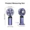 BreezeStand Portable Handheld Fan USB Rechargeable Neck Fan with Display