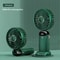 BreezeStand Portable Handheld Fan USB Rechargeable Neck Fan with Display