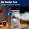 Portable Air Cooler Mini Air Conditioner with Humidifier and LED Night Light
