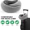 SnailStyle Memory Foam Travel Neck Pillow With Adjustable Support 2
